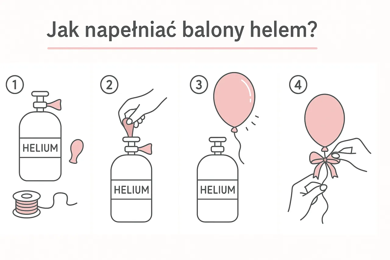 mapa punktów napełniania balonów helem