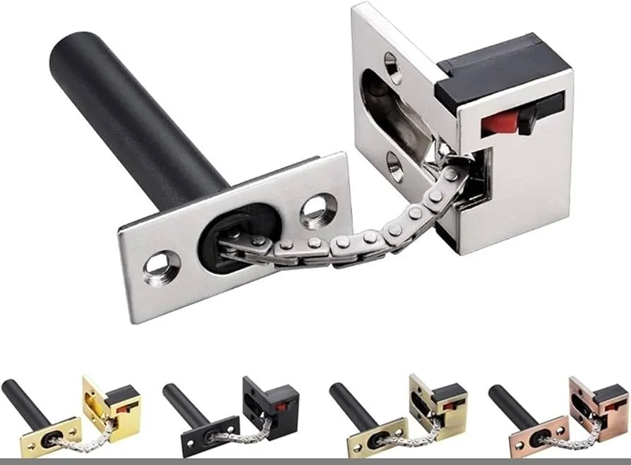 hotel door internal lock types thumb turn chain privacy button