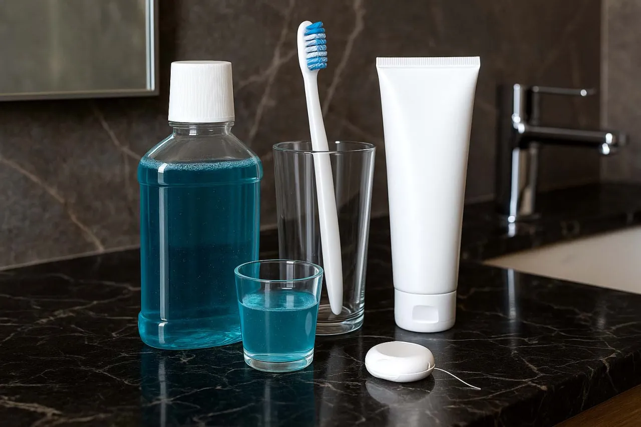 tabela wyboru płynu do płukania ust na podstawie problemów stomatologicznych