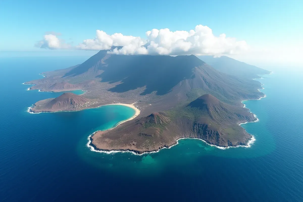 Mapa Wysp Kanaryjskich w kontekście Afryki i Europy