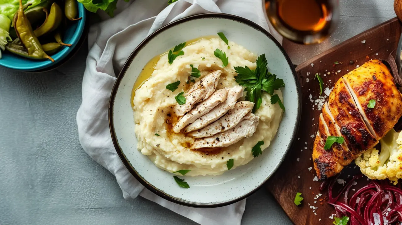 dietetyczne połączenia kalafiora z białkiem i warzywami