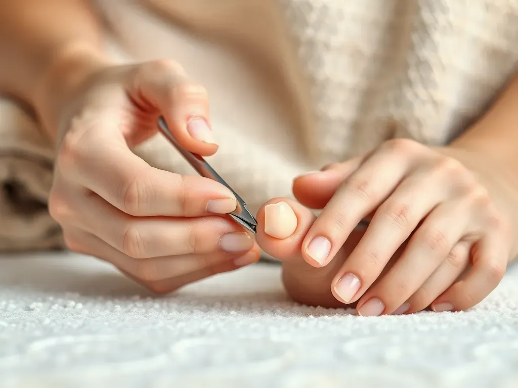 prawidłowe obcinanie paznokci