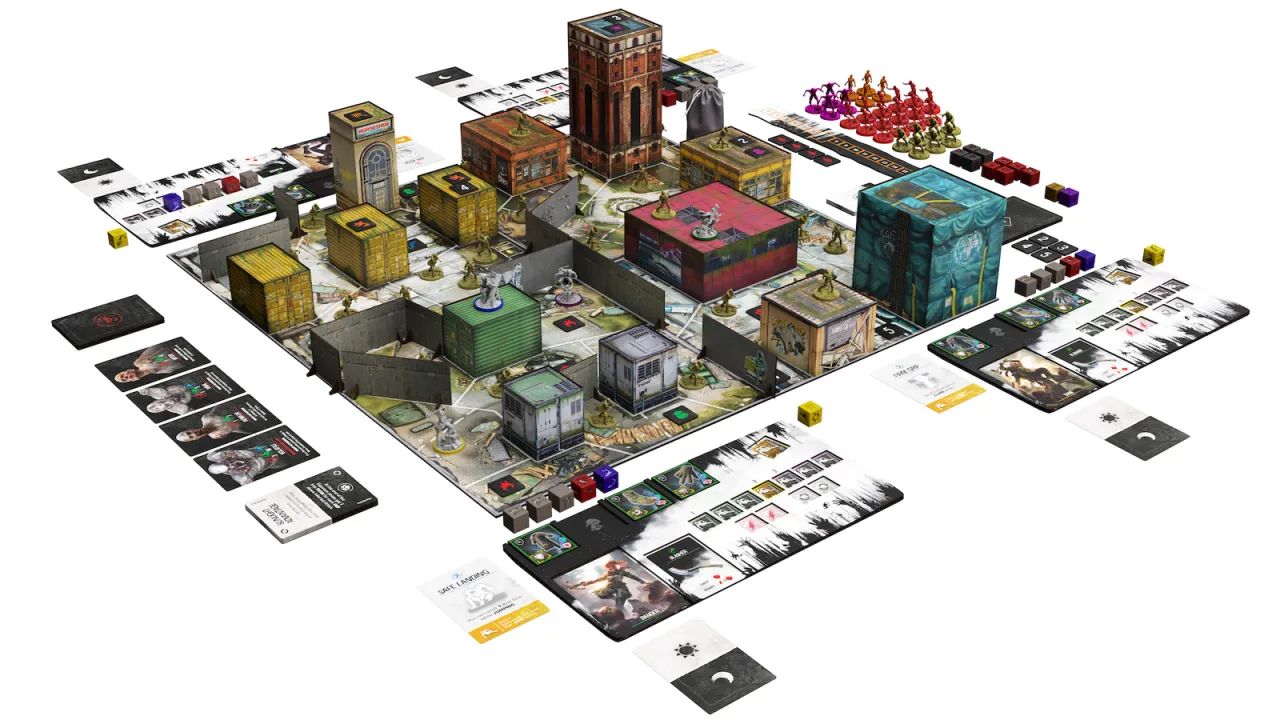 Dying Light The Board Game components