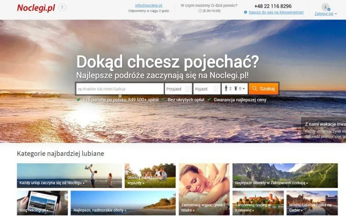 Polskie portale noclegowe