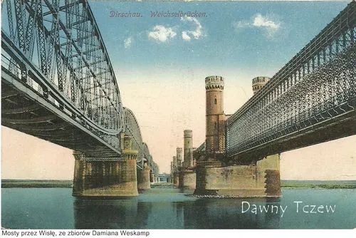 Mosty Tczewskie z perspektywy Wisły