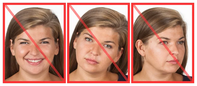 błąd we wniosku paszportowym, złe zdjęcie do paszportu