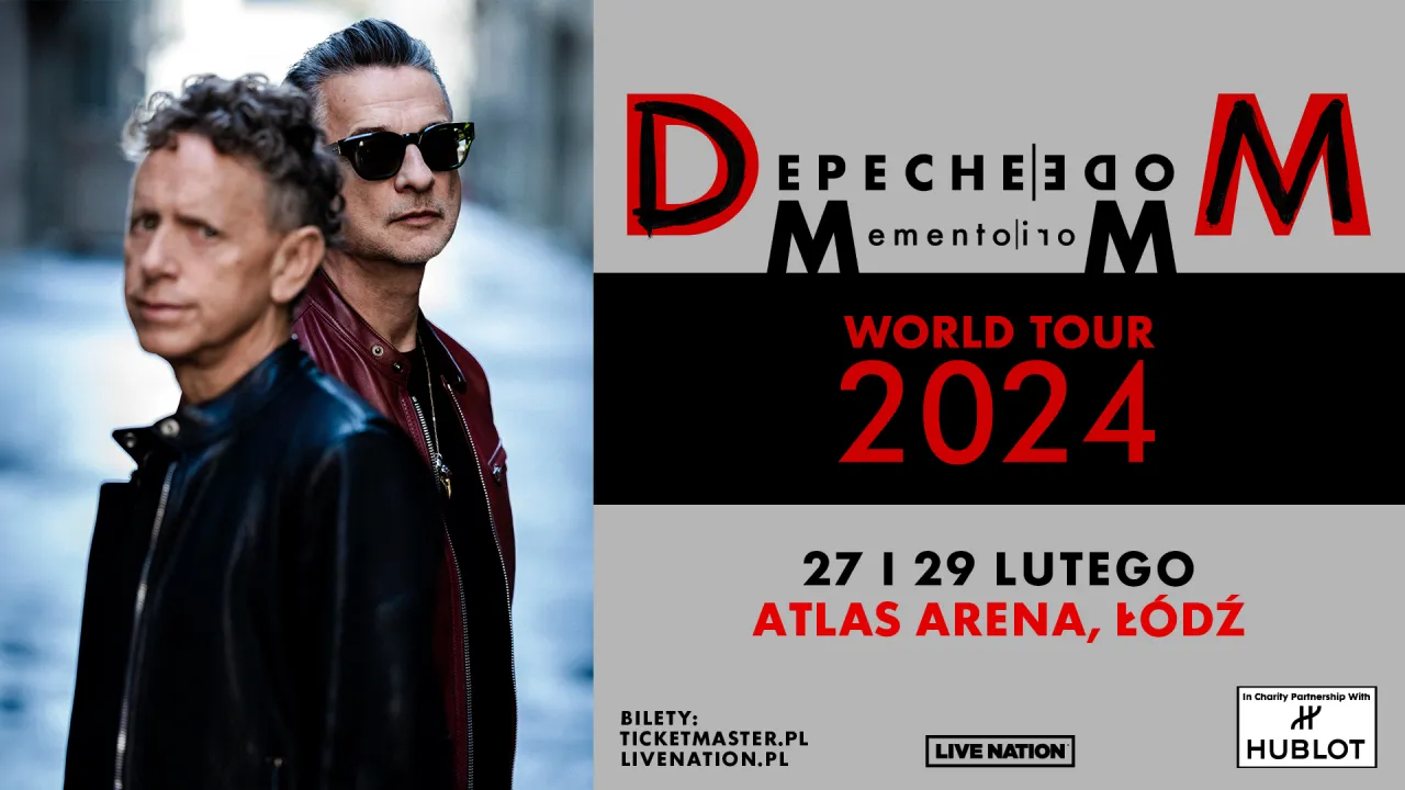 Gdzie kupić bilety na koncert Depeche Mode? Sprawdź Ticketmaster.pl i Livenation.pl na koncerty 27 i 29 lutego w Atlas Arenie, Ł&oacute;dź.