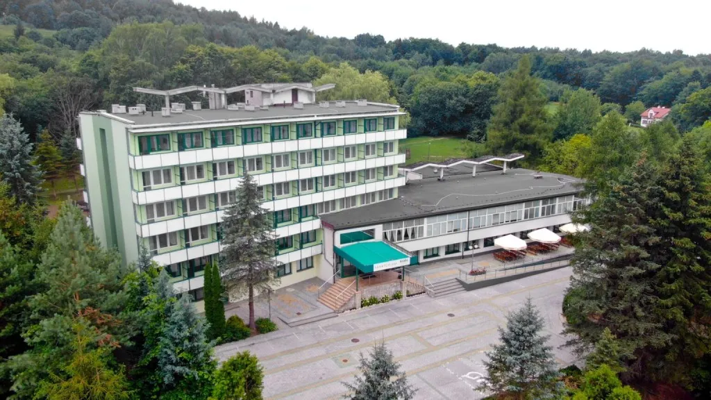 Sanatorium Wisła Iwonicz-Zdrój widok z zewnątrz