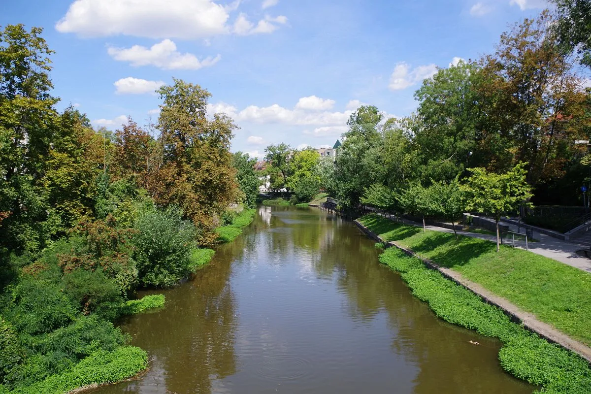 Opolska Wenecja kanał Młyn&oacute;wka