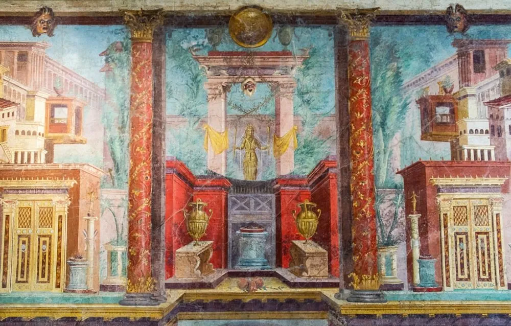Zdjęcie Malarstwo pompejańskie: Odkryj tajemnice rzymskiej sztuki malarskiej