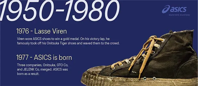 Onitsuka Tiger ASICS logo historia
