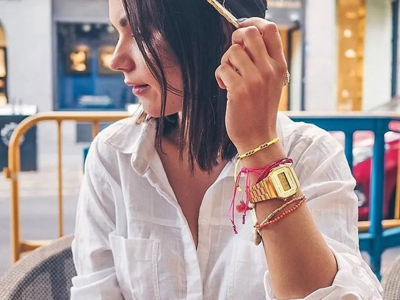 Zegarek Casio Classic damski stylizacje