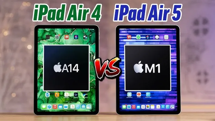 iPad Air 5 M1 chip vs iPad Air 4 A14 Bionic performance comparison