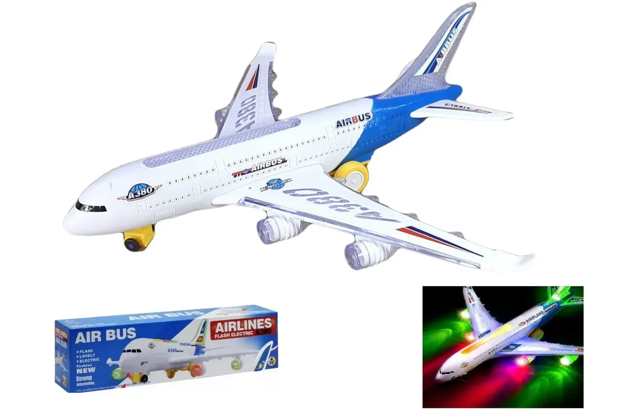 Zabawkowy samolot dla małych dzieci bezpieczny plastik