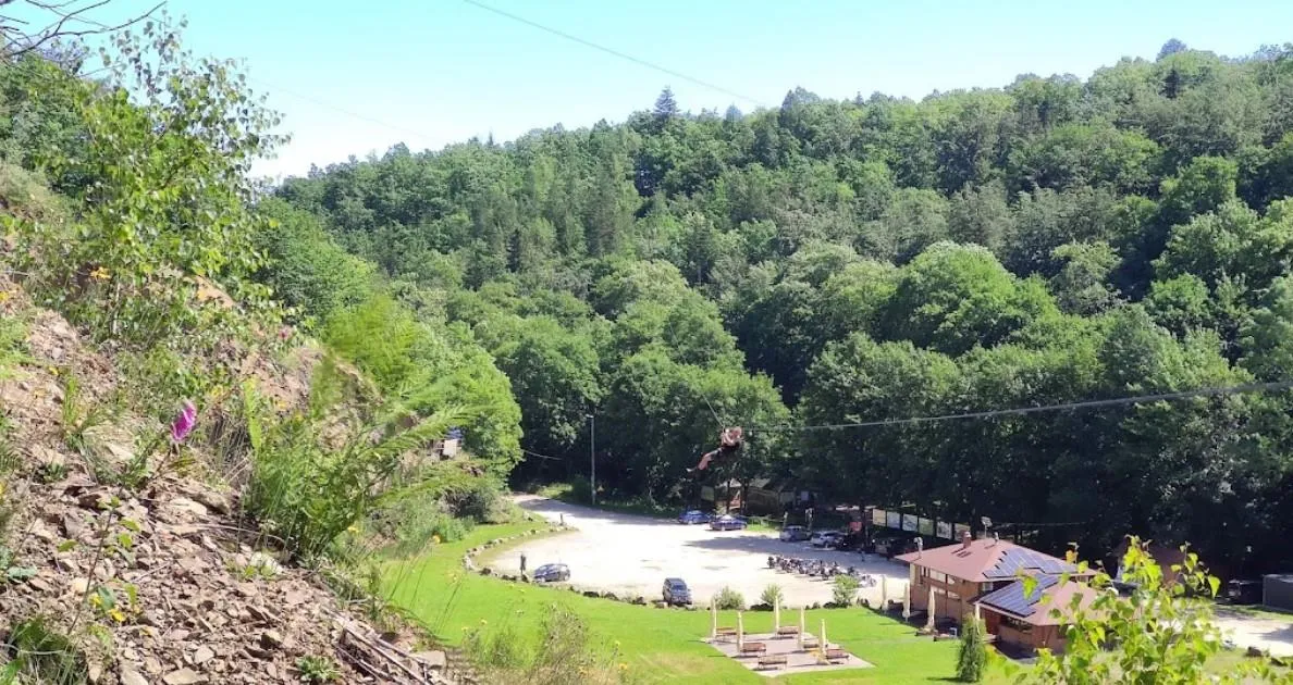 Leśny Park Przygody Skalisko Złoty Stok tyrolki
