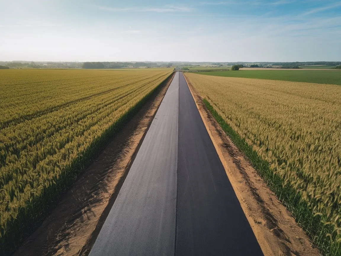 budowa drogi asfaltowej w Polsce r&oacute;żne typy dr&oacute;g