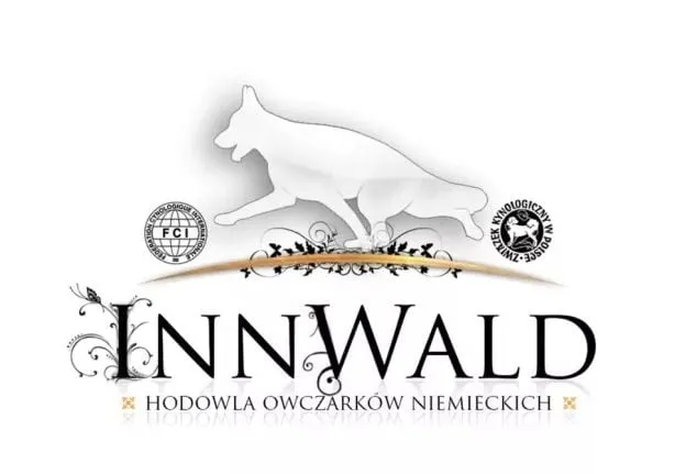 Logo ZKwP i rodow&oacute;d owczarka niemieckiego