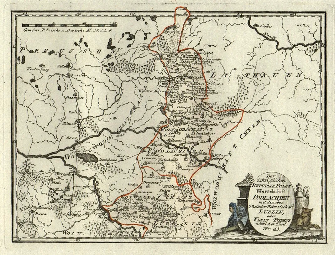 mapa skansenów Podlasie