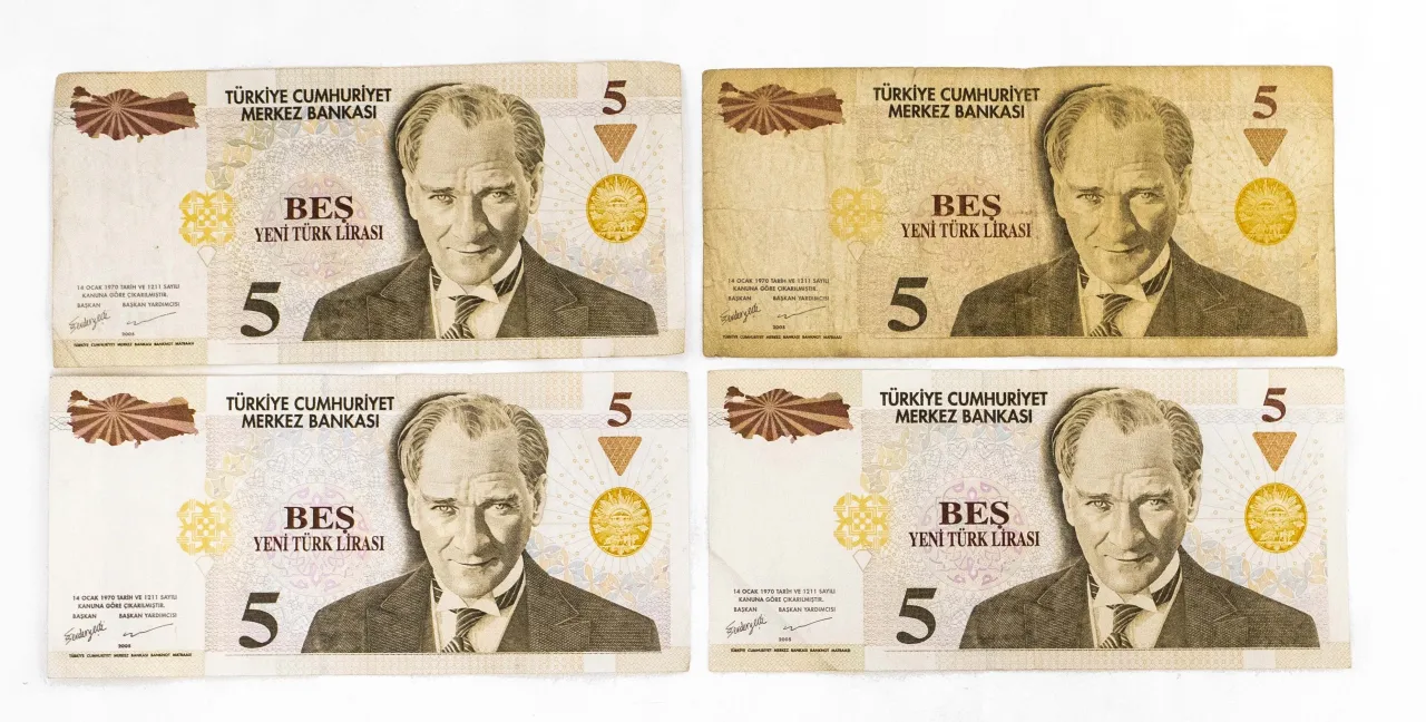 Lira turecka banknoty monety