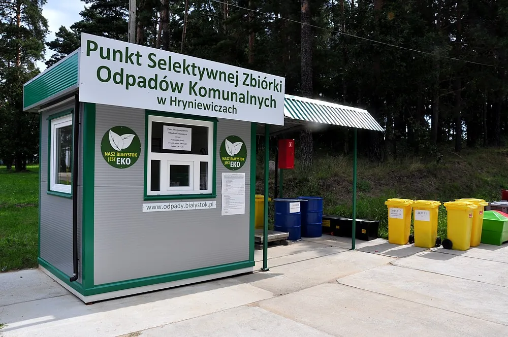 punkt selektywnej zbi&oacute;rki odpad&oacute;w komunalnych PSZOK