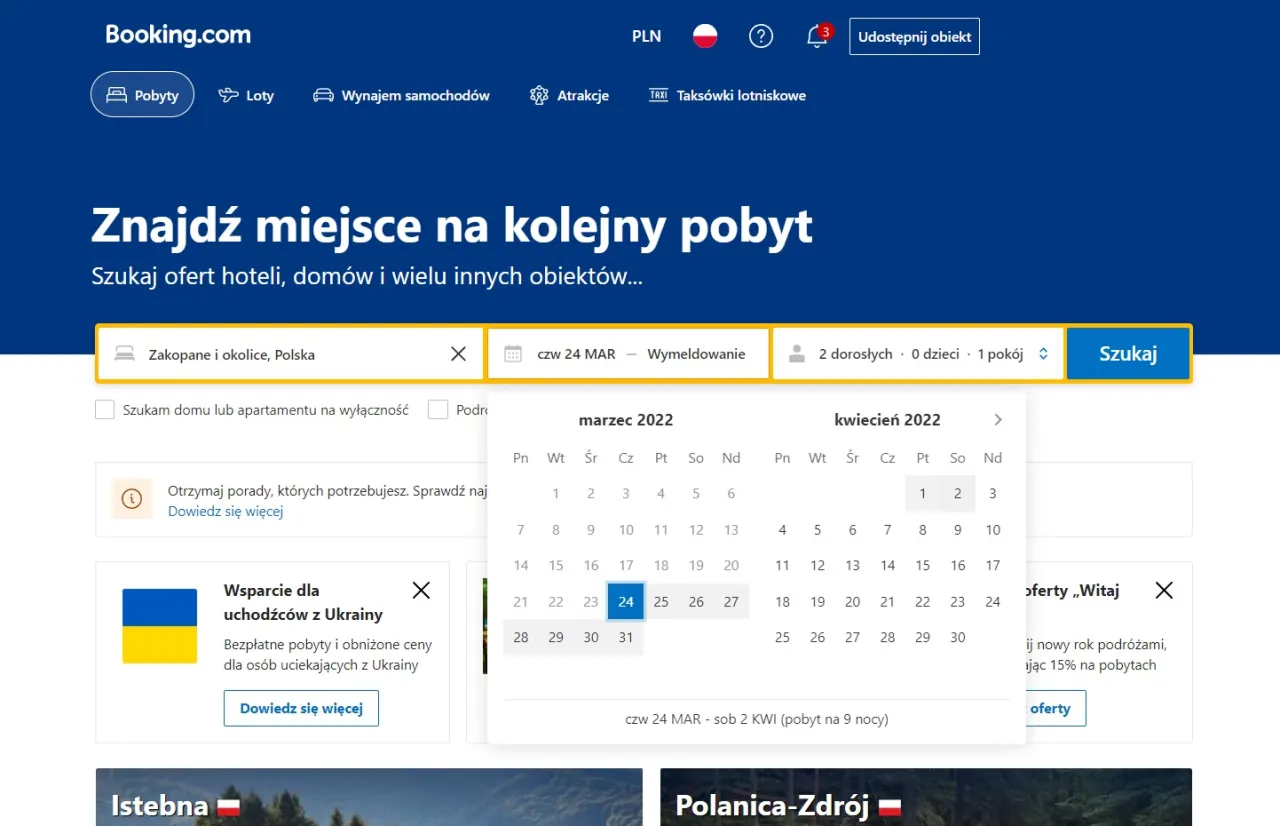 Porady jak oszczędzać na rezerwacji noclegów