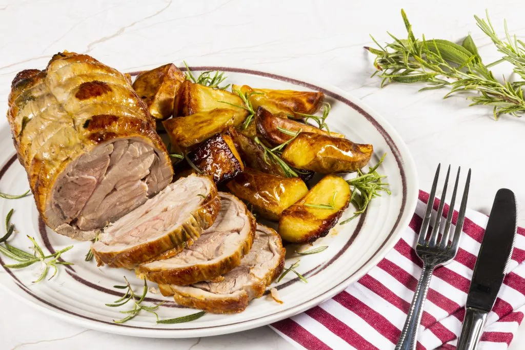 arrosto di vitello con patate al forno