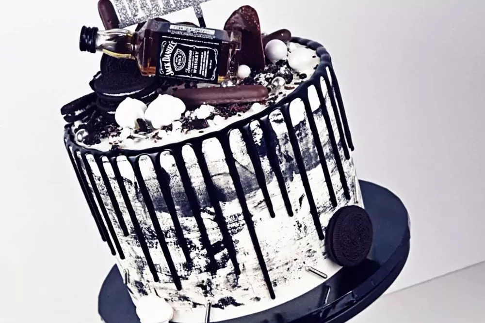 drip na tort ciemna czekolada