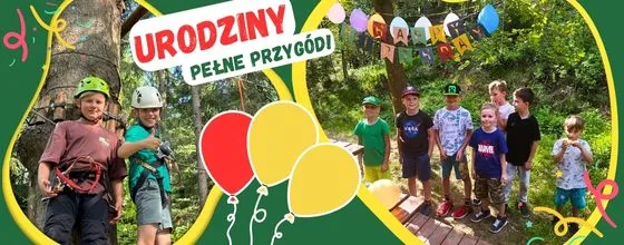 urodziny w krytym parku linowym