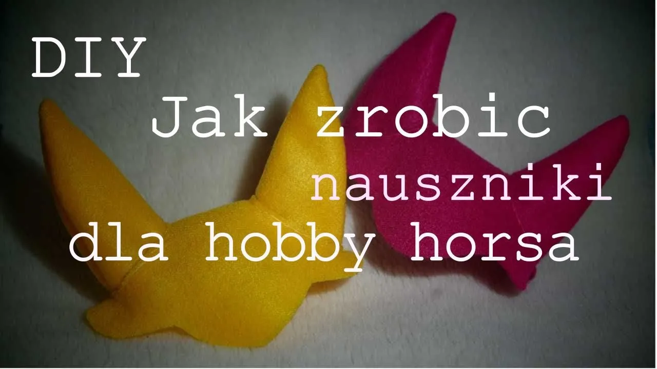 jak wszyć uszy do nauszników dla konia szydełkowych