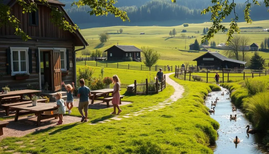 Przyczyna G&oacute;rna krajobraz wiejski agroturystyka