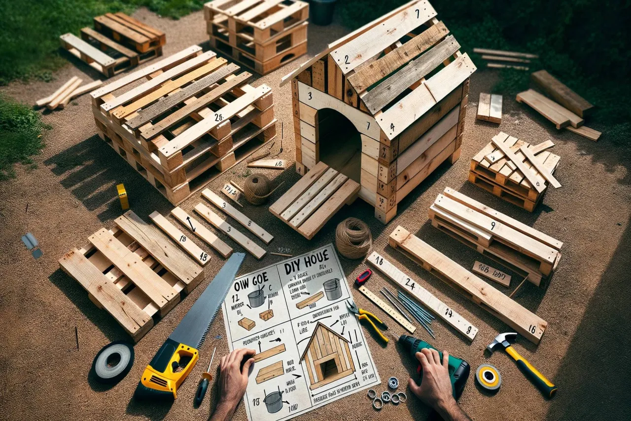 Budowa paśnika z palet krok po kroku