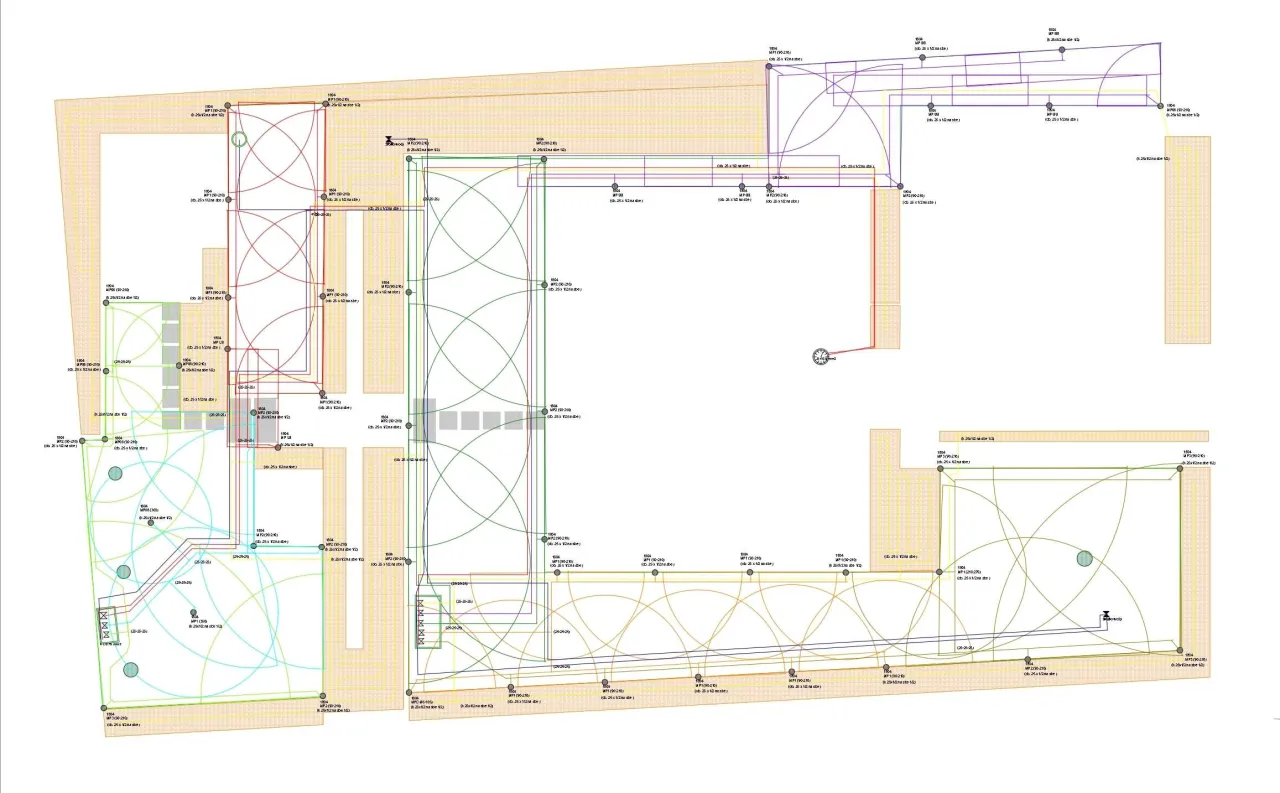 schemat instalacji nawadniania średnice rur