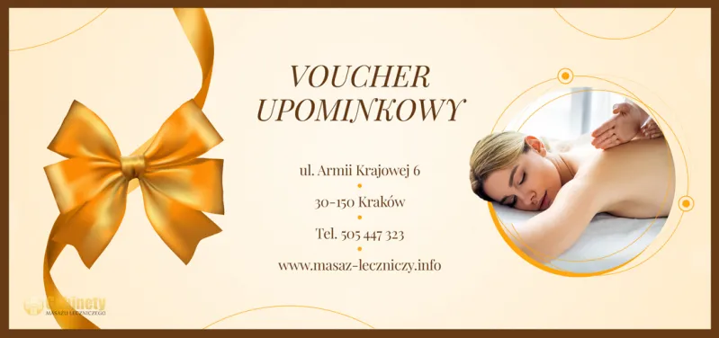 voucher na masaż relaksacyjny prezent