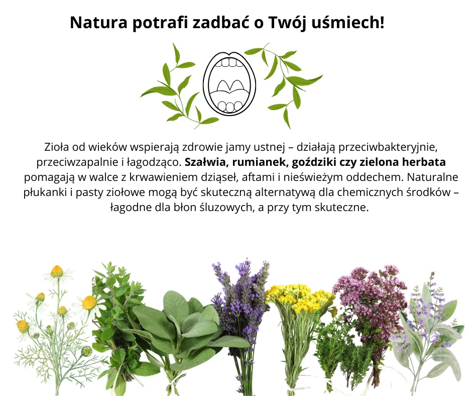 Domowe sposoby na zapalenie jamy ustnej zioła