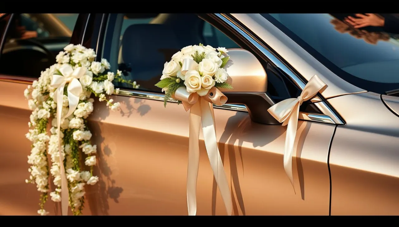 Samodzielne dekorowanie auta ślubnego krok po kroku