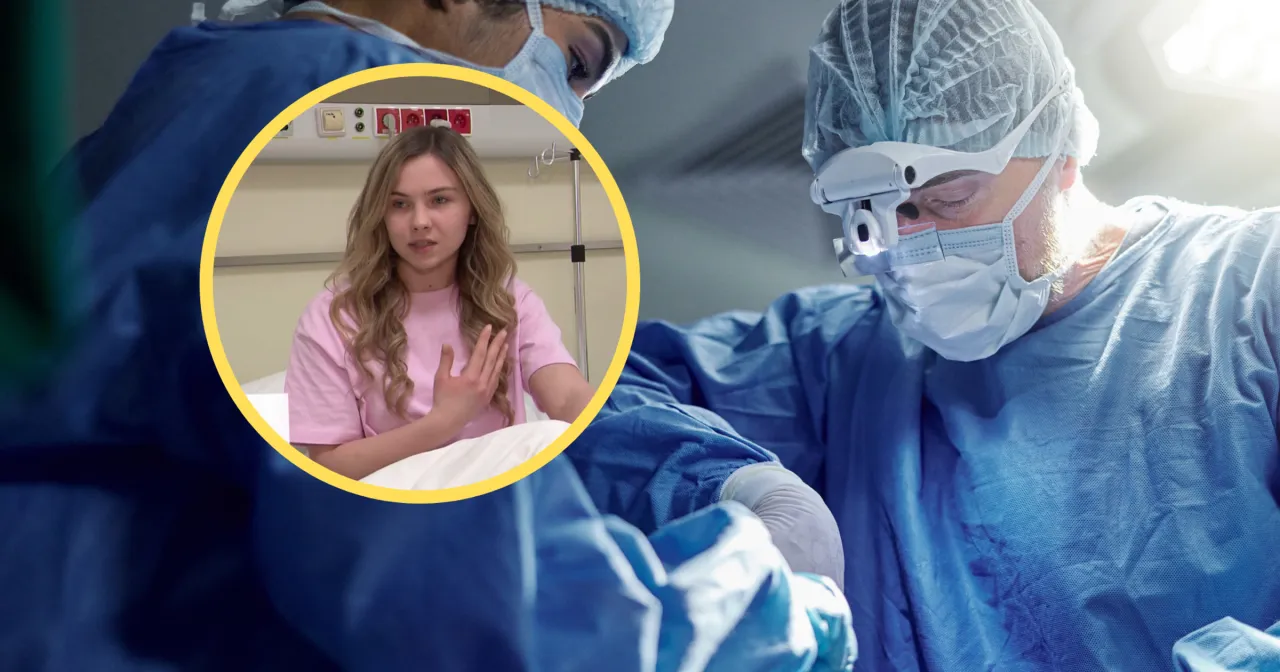 Kobieta po operacji serca spacerująca z fizjoterapeutą