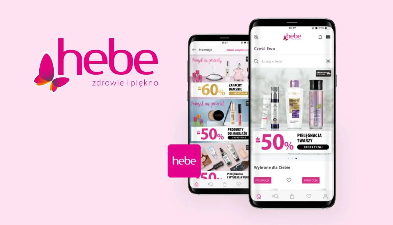 aplikacja mobilna Hebe powiadomienia