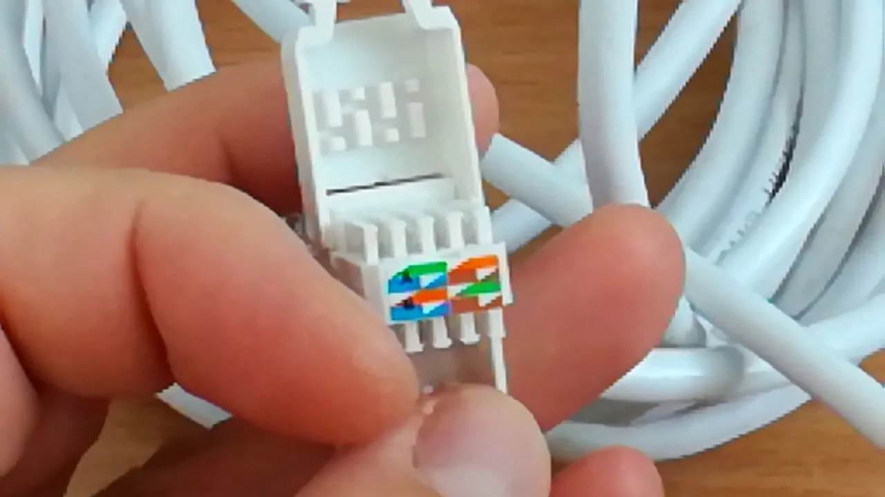 Wtyk RJ45 bez narzędziowy montaż