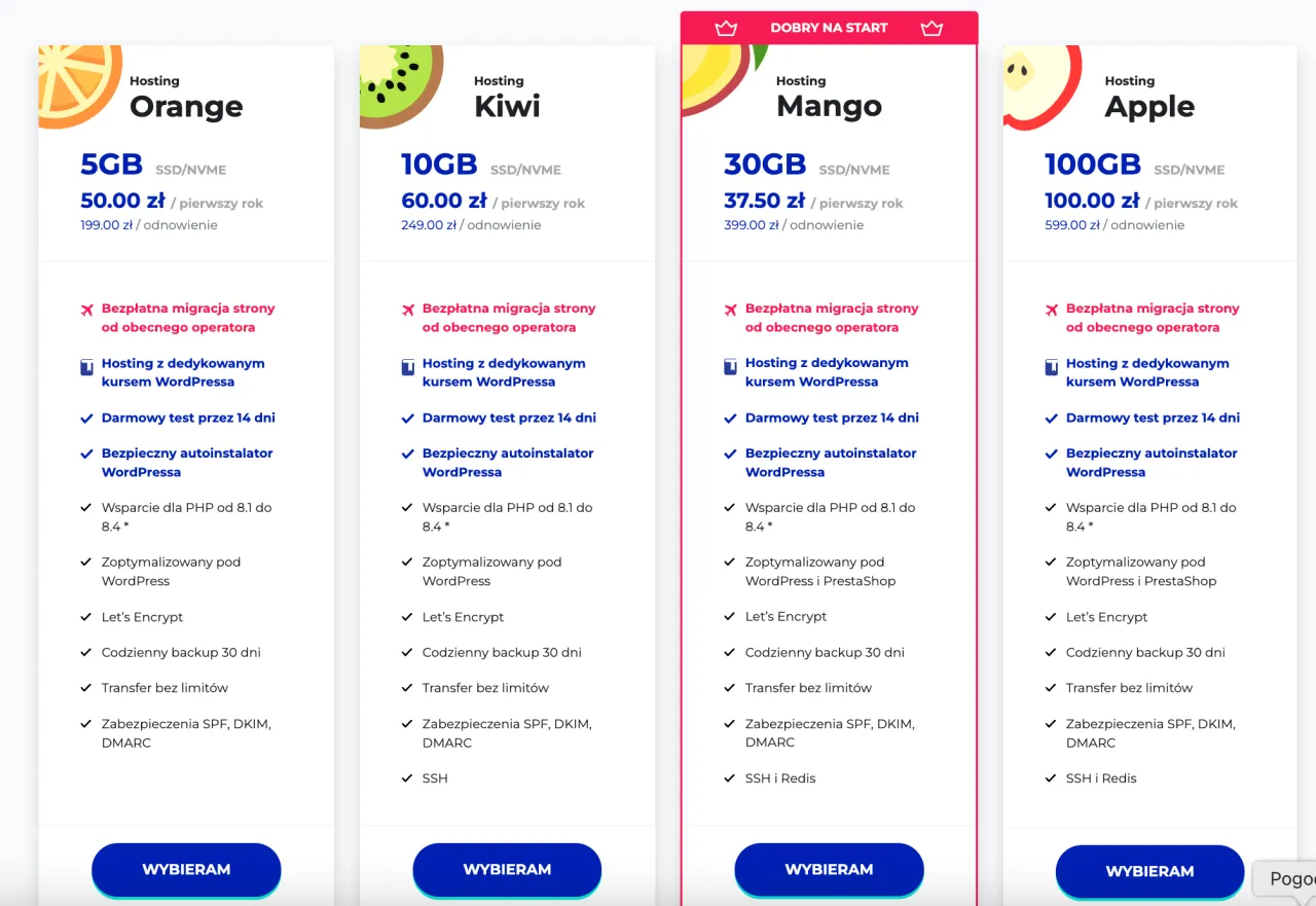 czynniki wpływające na koszt strony internetowej