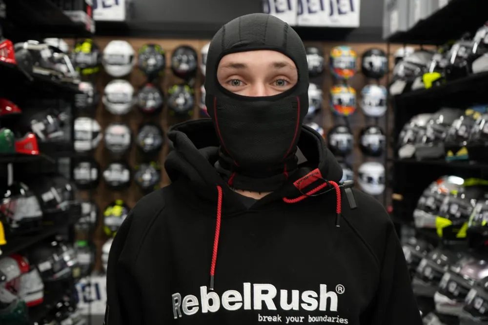 por&oacute;wnanie kominiarek motocyklowych, modele Rebelhorn Shima Brubeck Redline