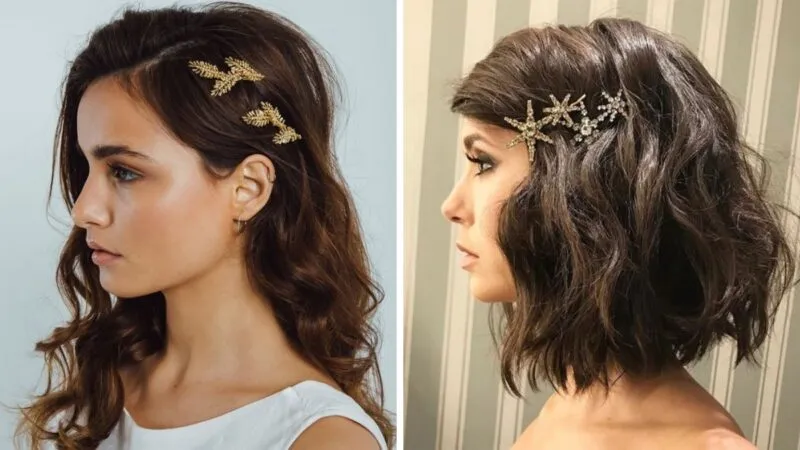 ozdobne szpilki do włosów inspiracje