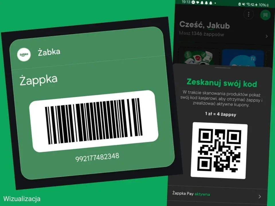 żappka kod qr skanowanie kasa