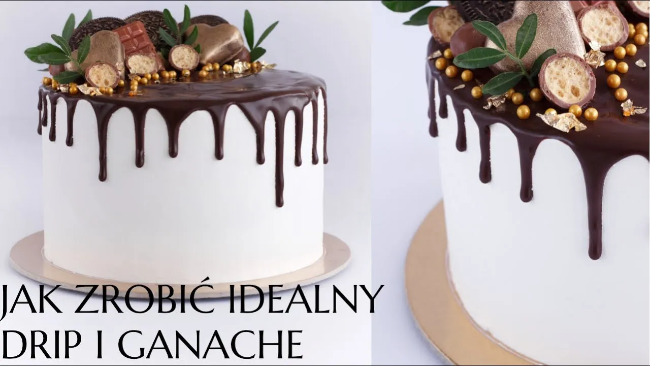 jak nakładać drip na tort