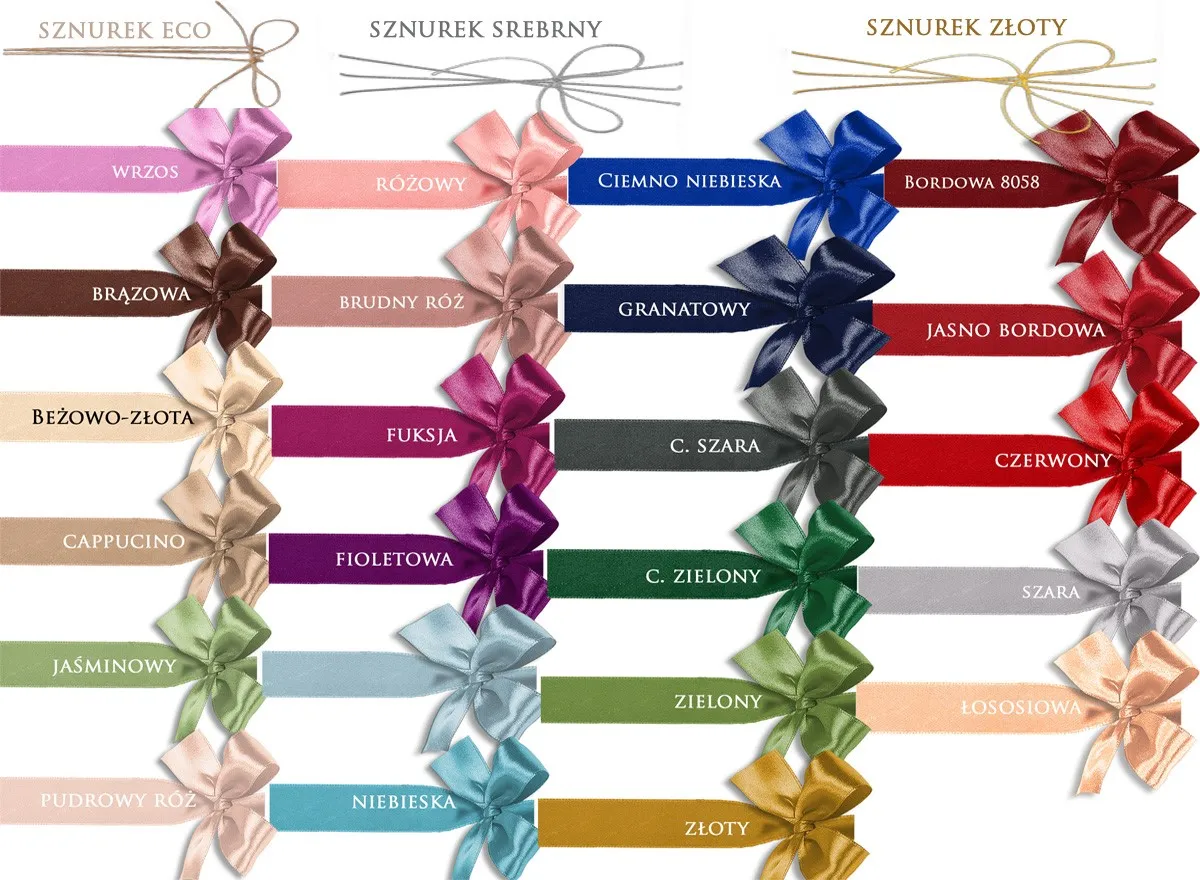 materiały do robienia zaproszeń ślubnych papier ozdobny laki wstążki