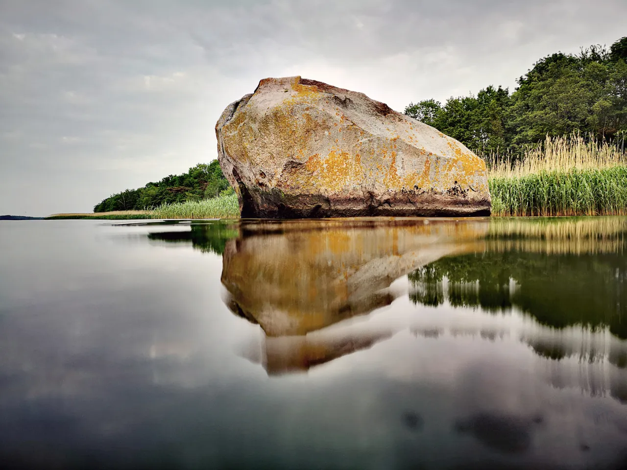 Wyspa Chrząszczewska Głaz Królewski legenda