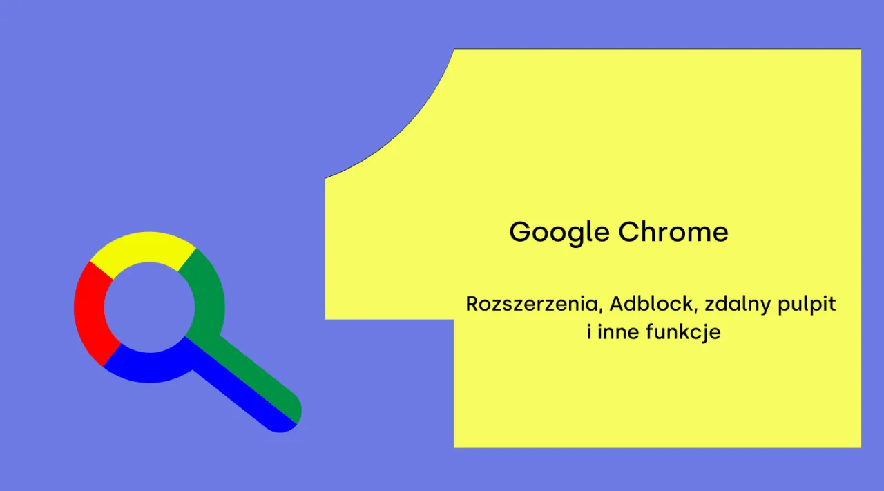 Logo Google Chrome i jego interfejs użytkownika