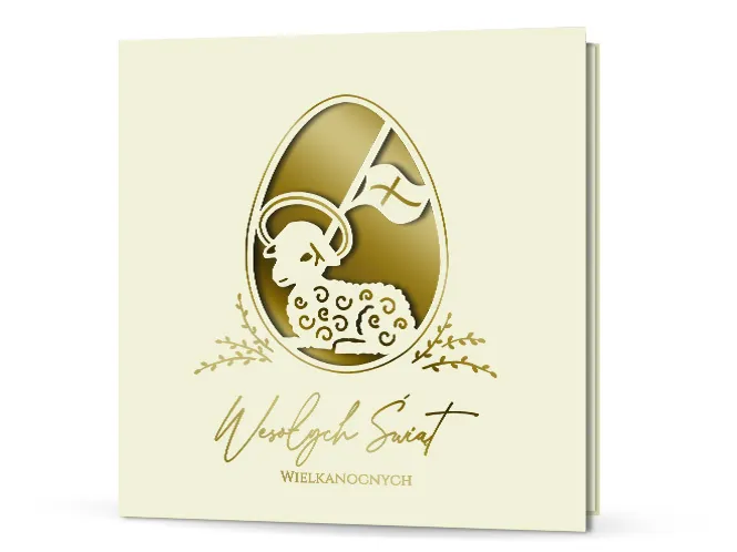 tradycyjne życzenia wielkanocne pisanki baranek