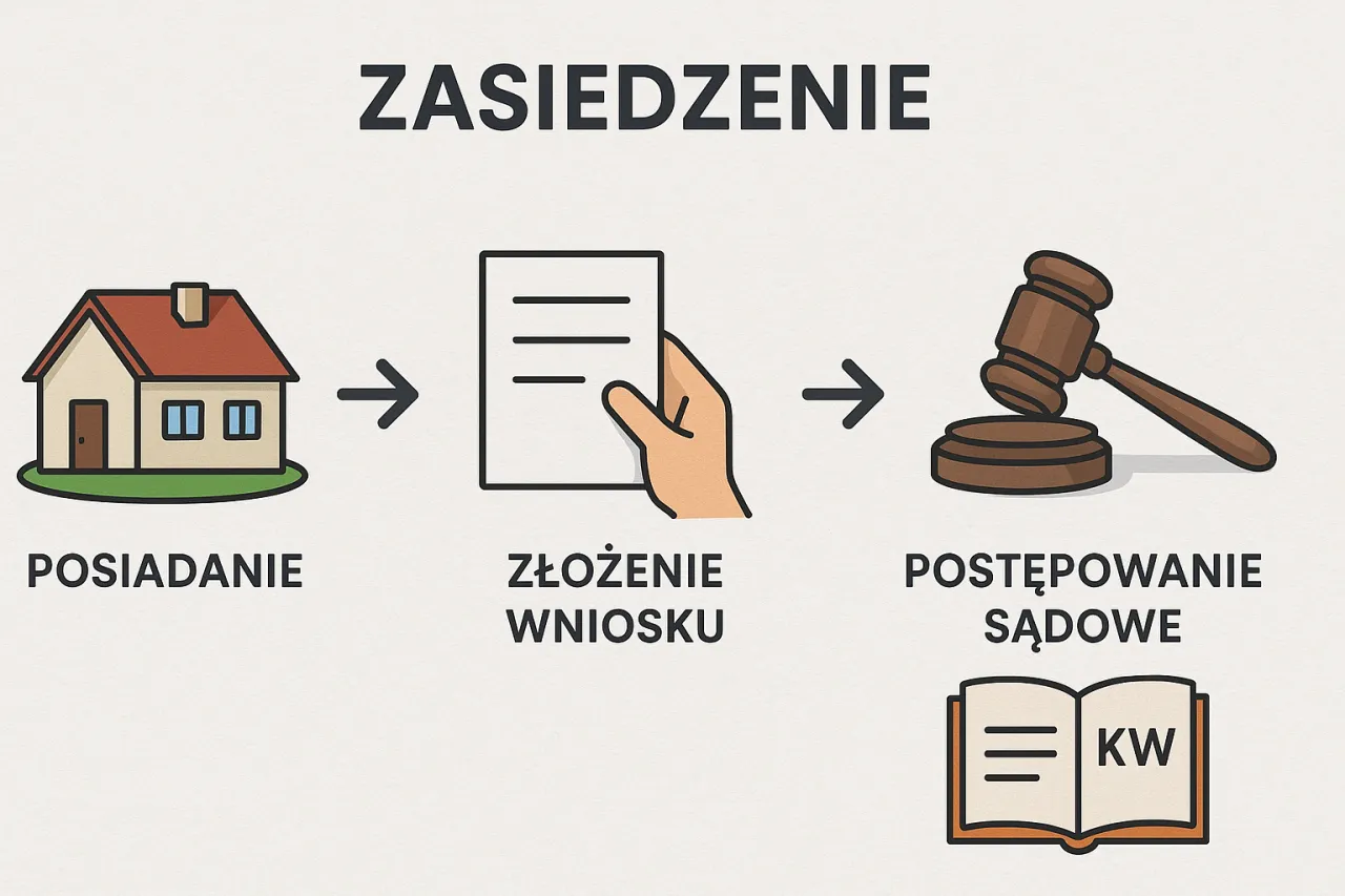 postępowanie sądowe zasiedzenie nieruchomości