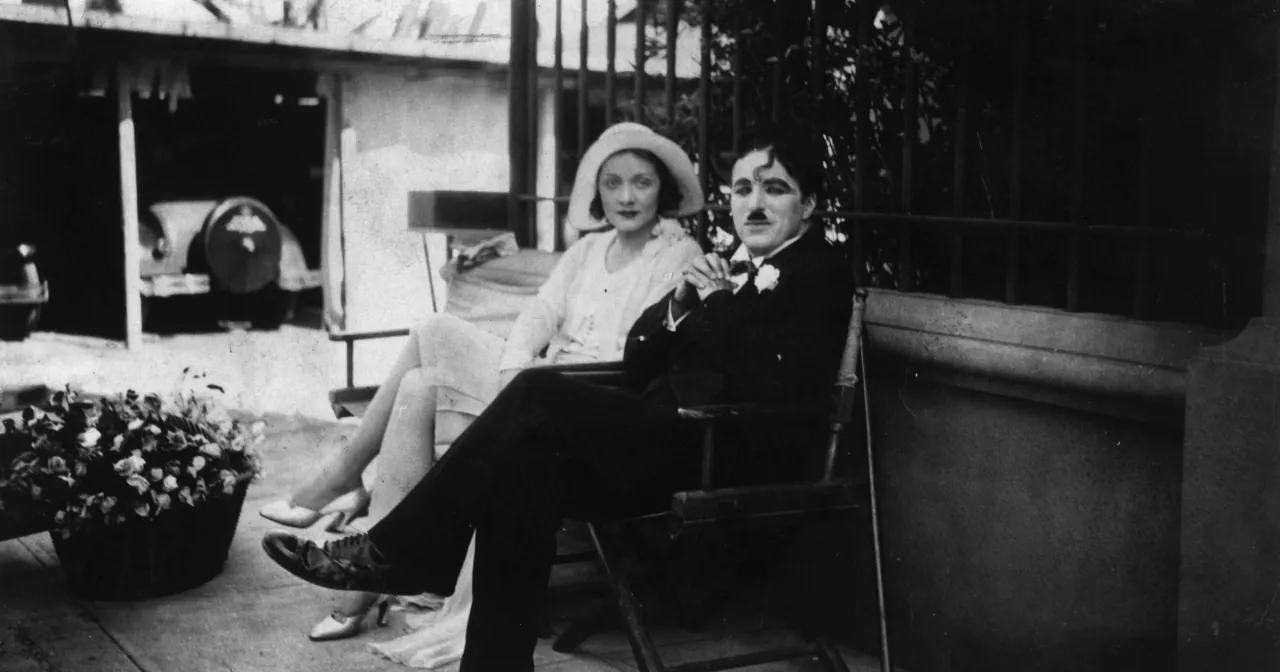 Charlie Chaplin na planie filmowym