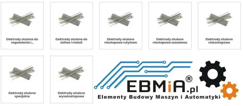 r&oacute;żne typy elektrod spawalniczych rutylowe zasadowe celulozowe